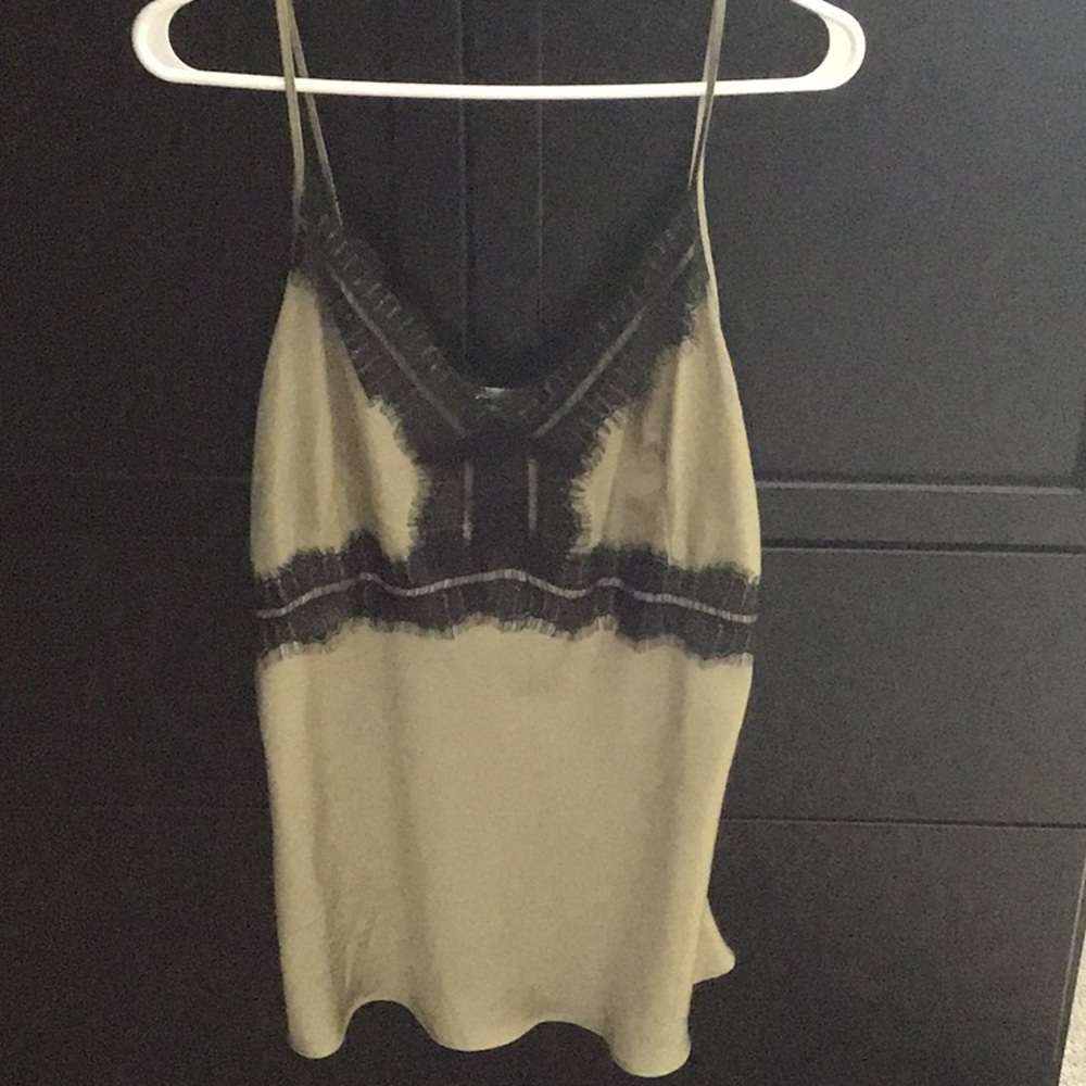 Next Green Silky Camisole Top NWT